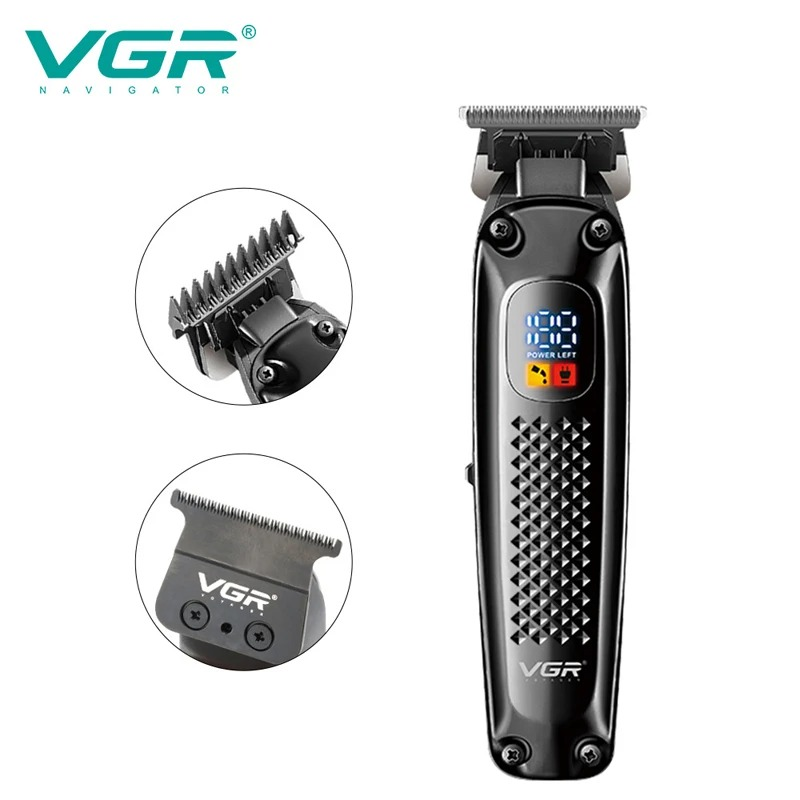 ماكينة حلاقة لاسلكية VGR V972 احترافية لماكينة حلاقة الذقن للرجال، ماكينة حلاقة كهربائية بمنفذ USB63225319480450111