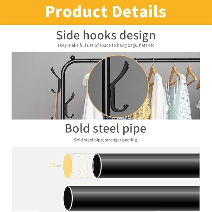 Brand New Hanging Garment Rack,636061622187531113