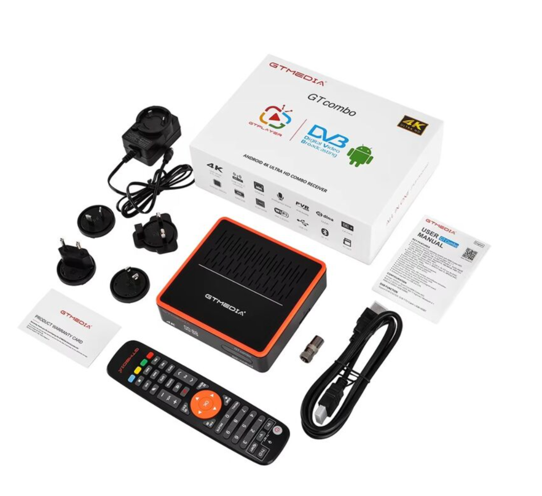 GTMEDIA GT COMBO Android 9.0+DVB-S/S2/S2X+DVB-T/T2+DVB-C+ISDB-T+ATSC3.0 GT COMBO63228221261059114