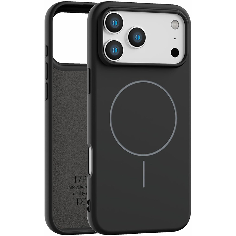 Meephone Compatible with Phone 17 Pro Max Case Fit for Wireless Charging Soft TPU Back Shockproof Cover Slim Fit Protection Case Matte Skin Feel (Black)63447627074050118