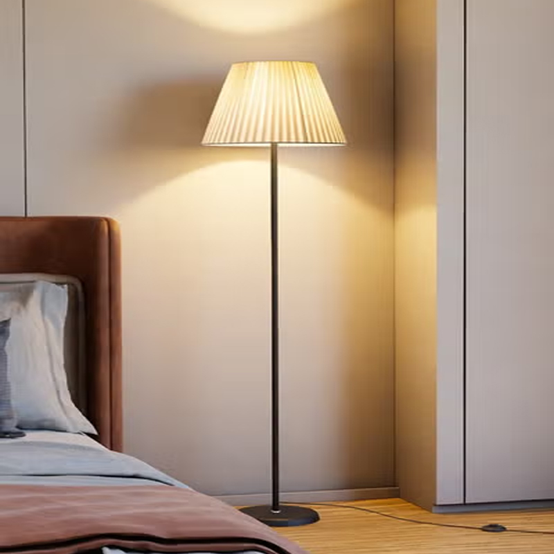 176cm Floor Lamp with Fabric Lampshade, Modern Tall Floor Lamps for Living Room, Floor Standing Lamps Home Decor, Floor Lighting for for Bedroom, Study Room, Office DJ06763680987572610110