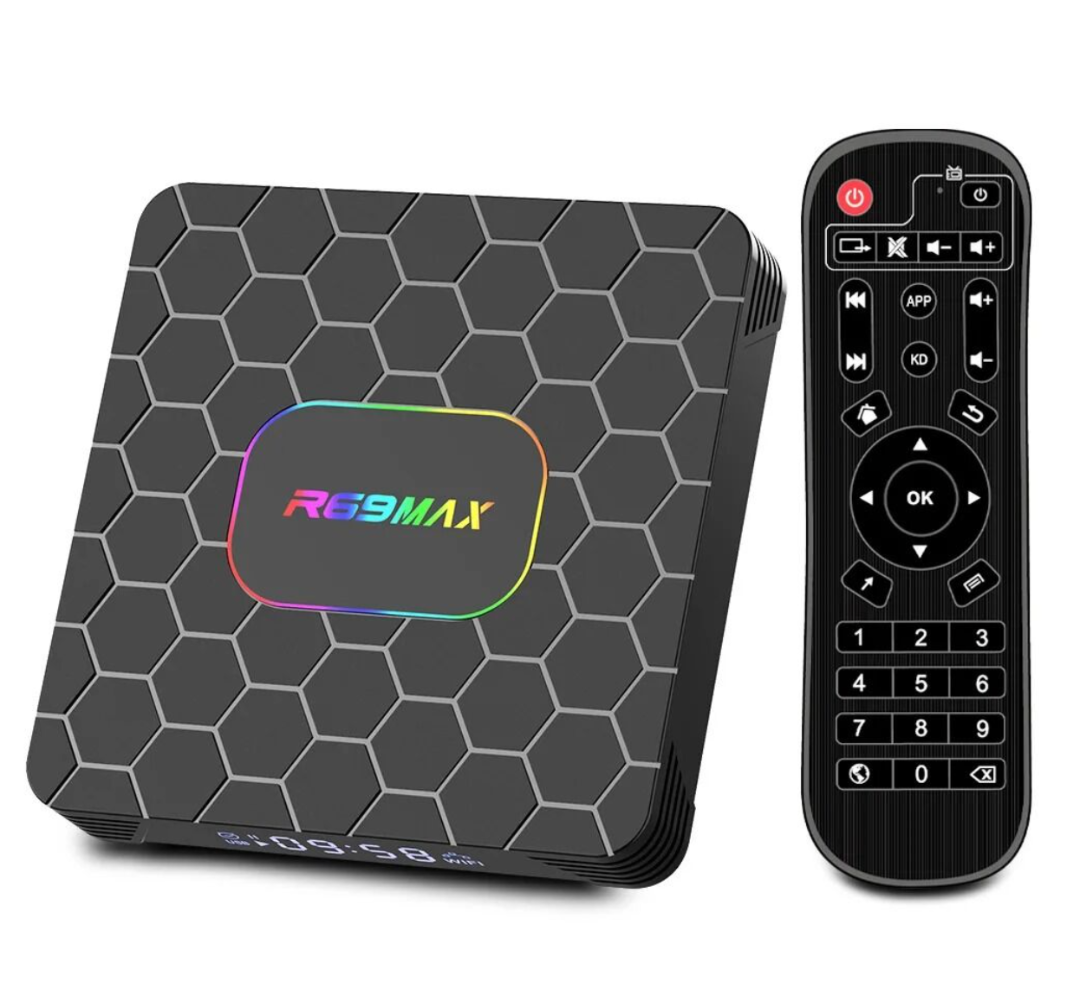R69 Max Smart TV Box Android 14.0 OS RK3528 8K HDR10 WIFI6 Android TV Box Media Player Set Top Box Dual Wifi632384144750091111