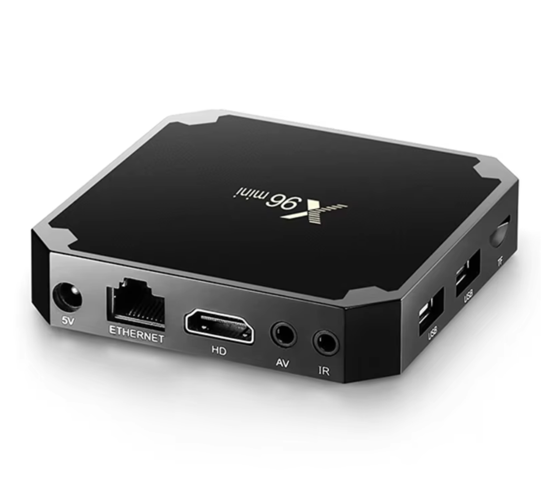 صندوق تلفاز ذكي X96 ميني، صندوق تلفاز ذكي بنظام أندرويد 7.1، X96 بذاكرة 1 جيجابايت/8 جيجابايت، ومعالج رباعي النواة Amlogic S905W، يدعم دقة 4K و30 إطارًا في الثانية، وواي فاي 2.4 جيجاهرتز، صندوق القمة x96mini63228070767747113