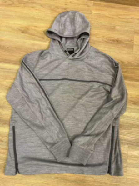 ZEGNA 100% Wool Performance Hoodie – Light Grey | Size M/L63236161190401110