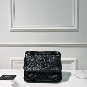 YSL NIKI BABY, Black/Silver
