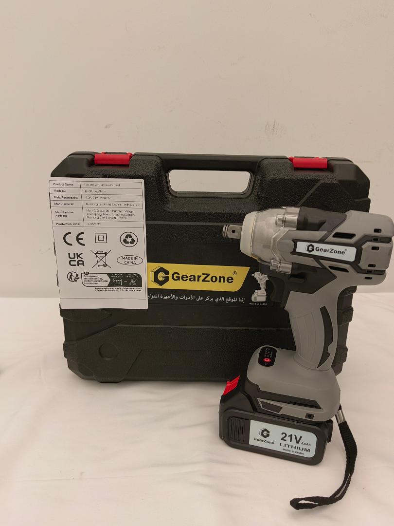 GearZone® Brushless Dual Battery Wrench — Upgraded Edition Included Accessories63602211440001113