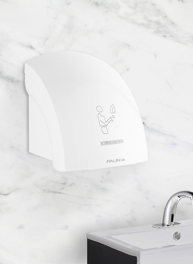 Electric Hand Dryer Commercial Compact Air Wiper Automatic Hand Air Dryer for Dry Machine Wall Business Home Household Restroom Office Mall 6666013063526311335042111