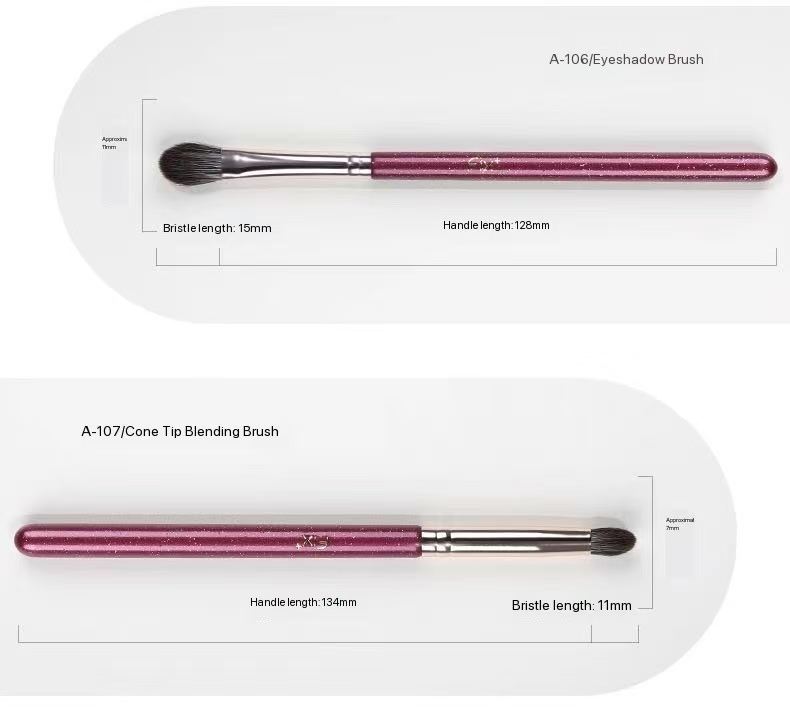 "Secret Love: Peach Blossom Fate" Makeup Brush Set - Ultra-soft Blush and Loose Powder Brushes63225950134145114
