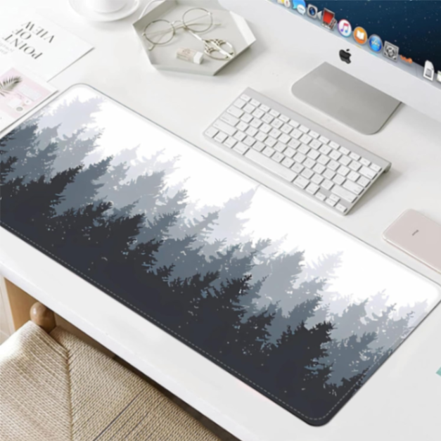 Large Mouse Pad Extended Non-Slip Rubber Base Gaming Mouse pad Office Desk Mat Desk Smooth Cloth Surface Keyboard LZ-00563526009187586111