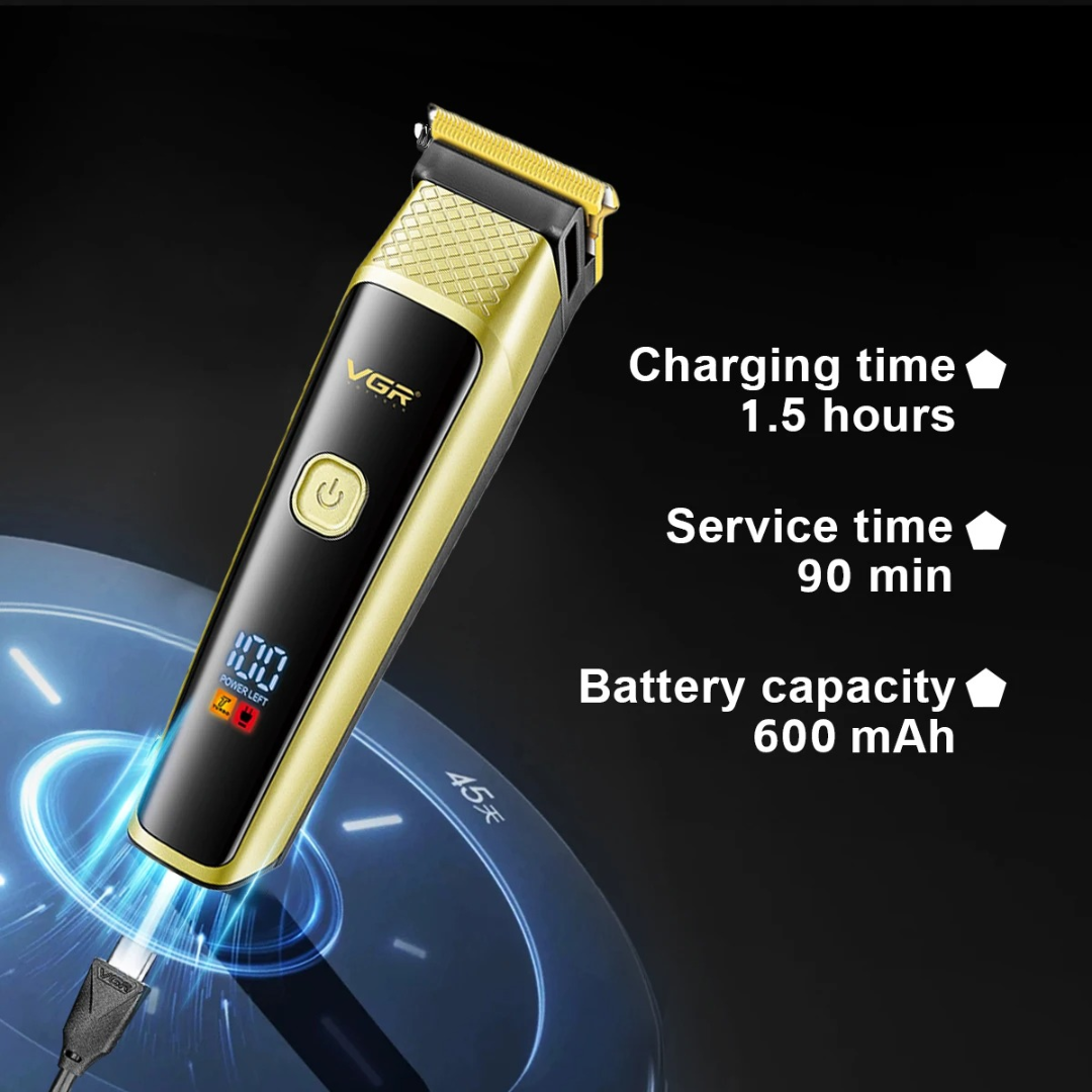 VGR V336 Hair Clipper Mens 3pc Set Haircut Machine Rechargeables Full Set Clipper Trimmer63214301997443114