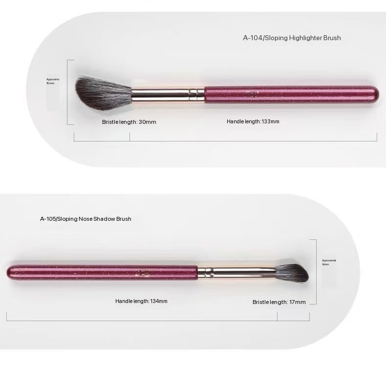 "Secret Love: Peach Blossom Fate" Makeup Brush Set - Ultra-soft Blush and Loose Powder Brushes63225950134145113