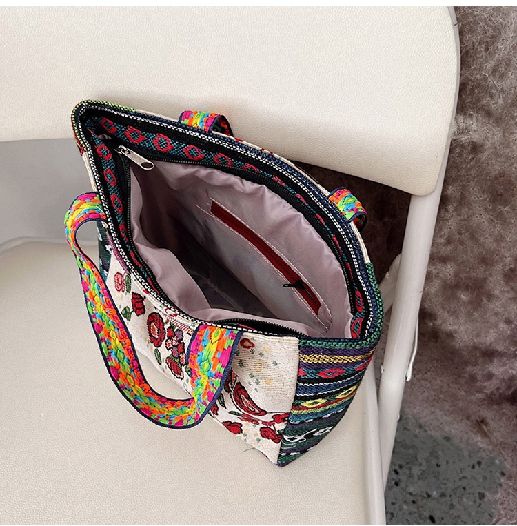 Bohemian - style, literary and retro, large - capacity single - shoulder bag62960748993793111