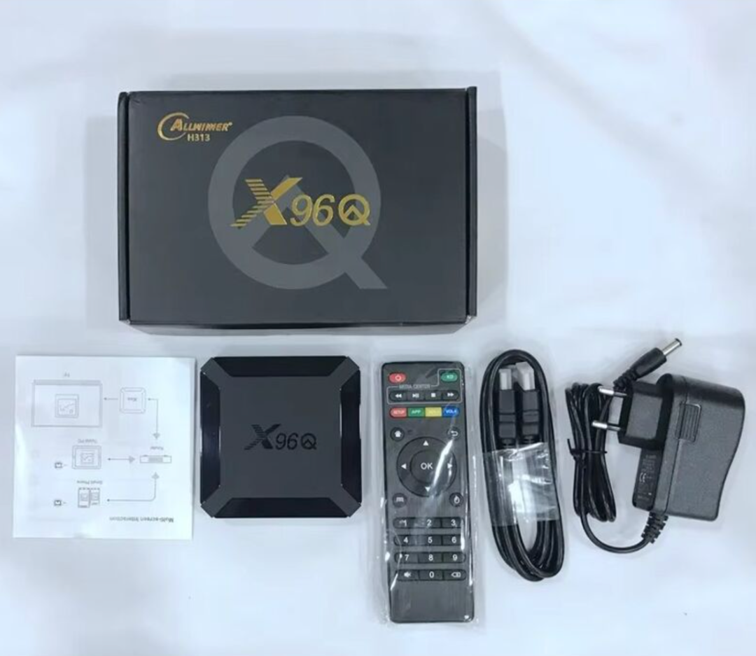 Android 10.0 tv box X96Q 2GB ram 16GB rom Support 4K Allwinner H313 X96 TV Box Android TV63227405168898114