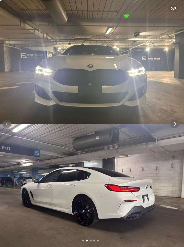 This BMW 840d, a frameless four-door coupe, is truly stunning!64674180874113111