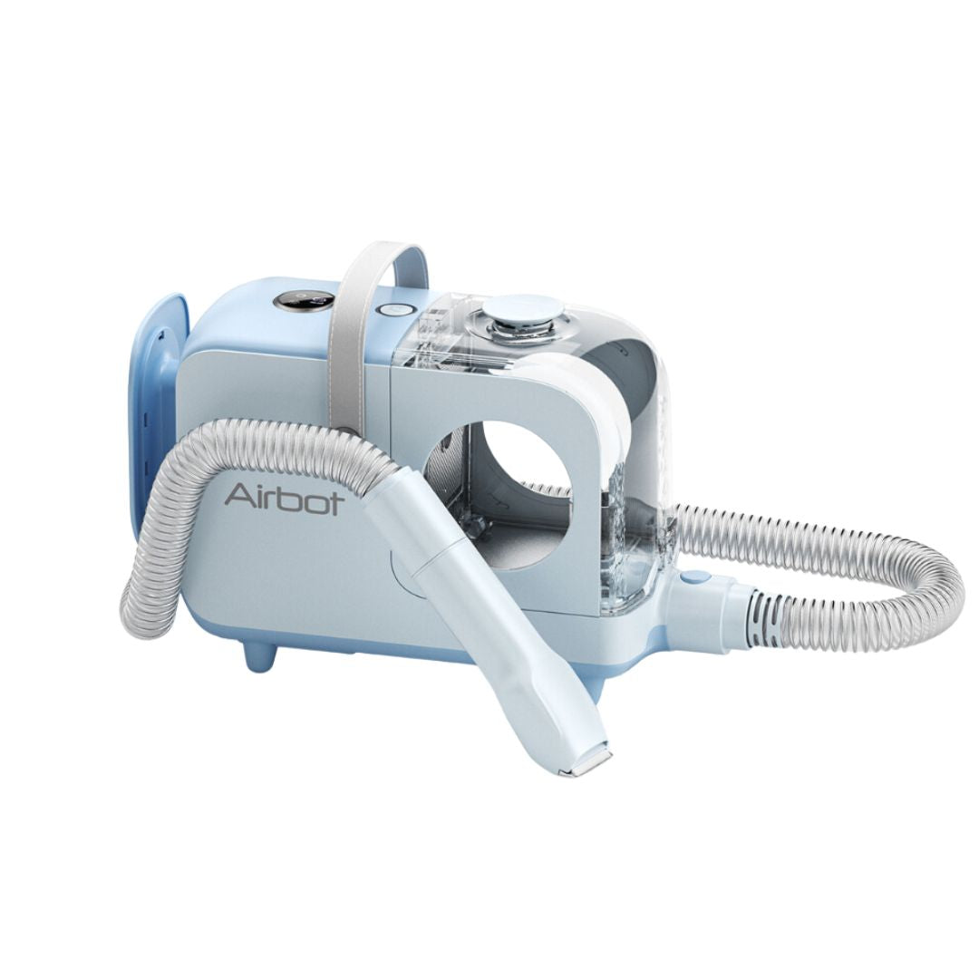 Airbot Pet Vacuum Cleaner P2 Blue+White UK - Low-Noise, Portable, Multi-Tool Grooming with Trimmer, DeShedder, Vacuum for Dogs & Cats, Home & Post-Walk Cleanup Pet628850489611551114