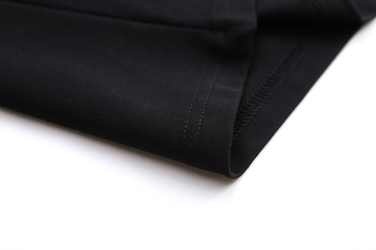 MOAIKA New V-neck Long-Sleeved Business T-Shirt Black63227013886723114