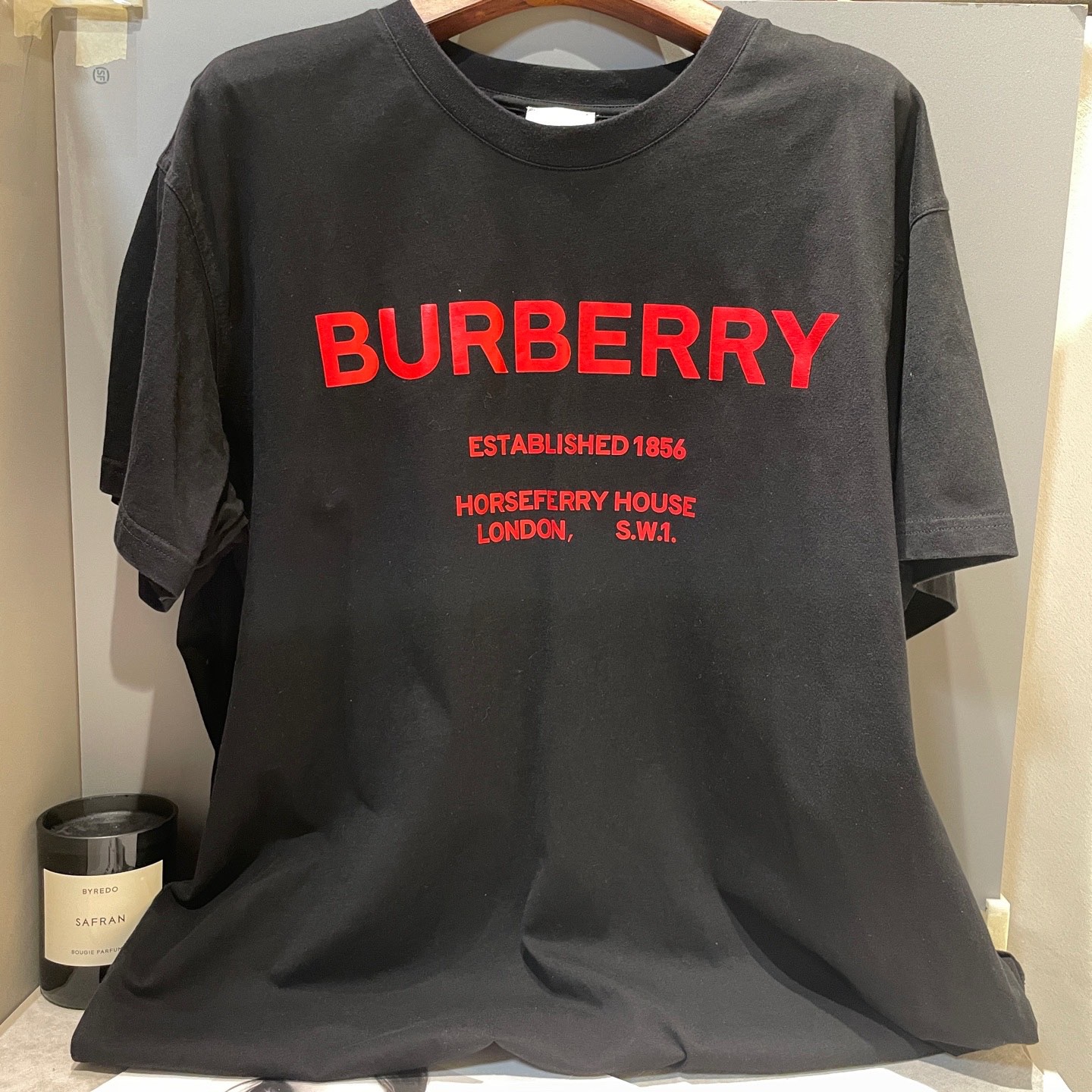 Burberry/博柏利 黑色印花T恤