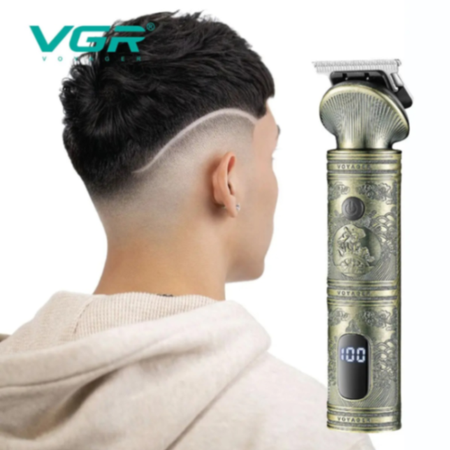 ماكينة قص شعر كهربائية VGR V106، ماكينة تصفيف شعر احترافية للحلاقين، ماكينة قص شعر لاسلكية متعددة الوظائف للرجال63203618712065112