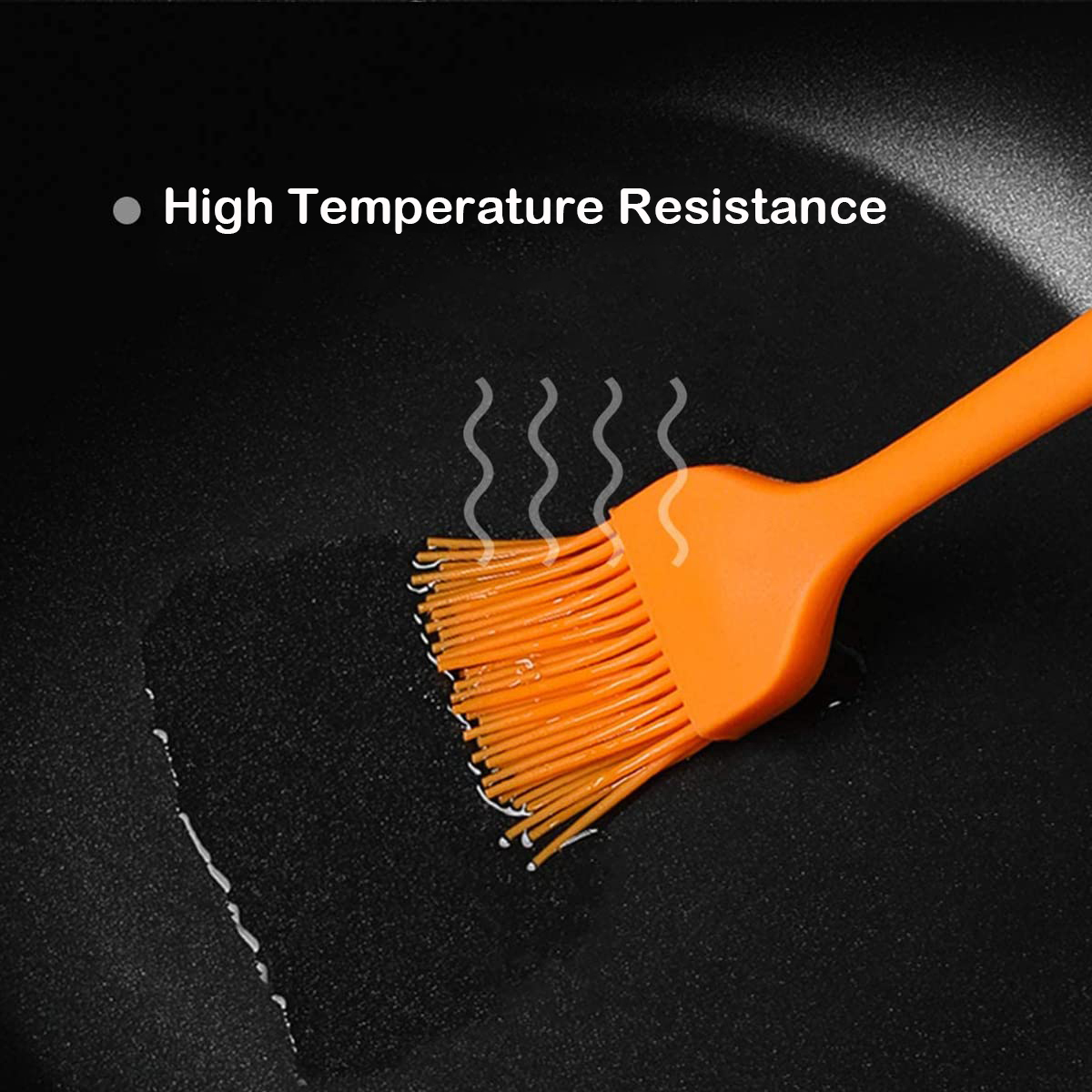 Blythornix Silicone Pastry Brushes for Baking and Cooking, Kitchen Food Basting Brushes for Grill with Long Handle Oil Brush Set63693610105987112