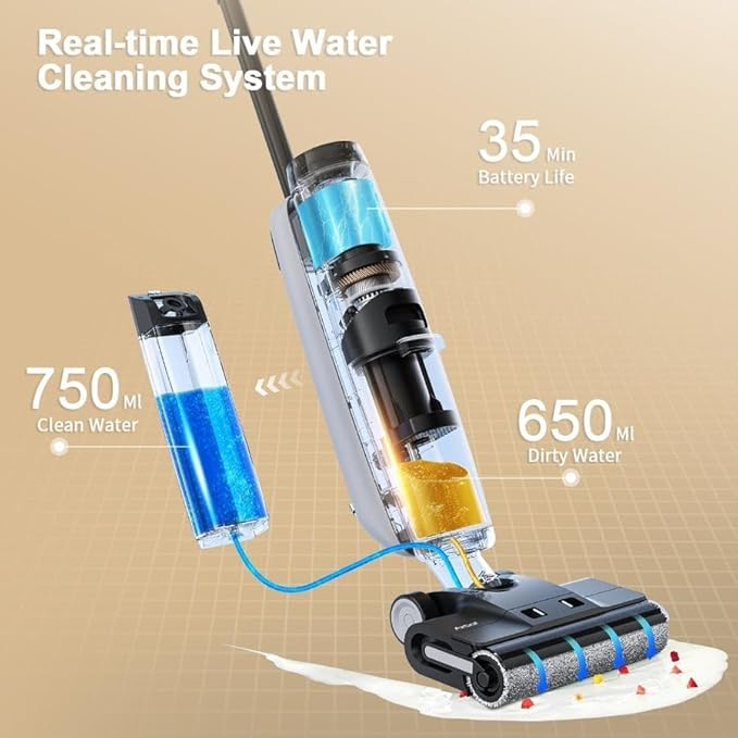 Airbot Wet & Dry Vacuum Cleaner H15 Black EU - 2-in-1 Suction, HEPA Filtration, Large Capacity Tank, Cordless Design, Easy Empty & Carry, Suitable Vacuum Cleaner for Home & Workshop62885009341059114