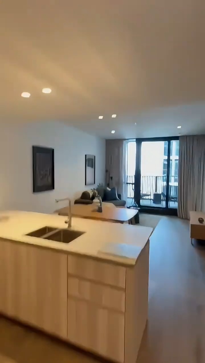 This 1b1b in Melbourne Docklands is super comfortable for two people