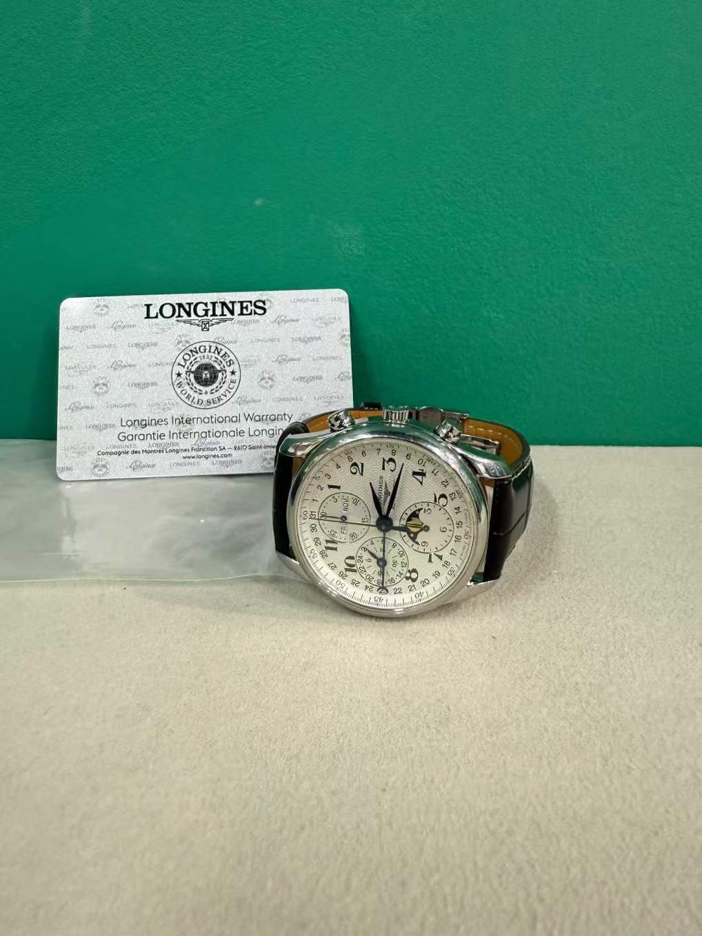 Longines Master Collection 8-Hand Moonphase – Pre-owned (2020 Dubai Warranty Card)