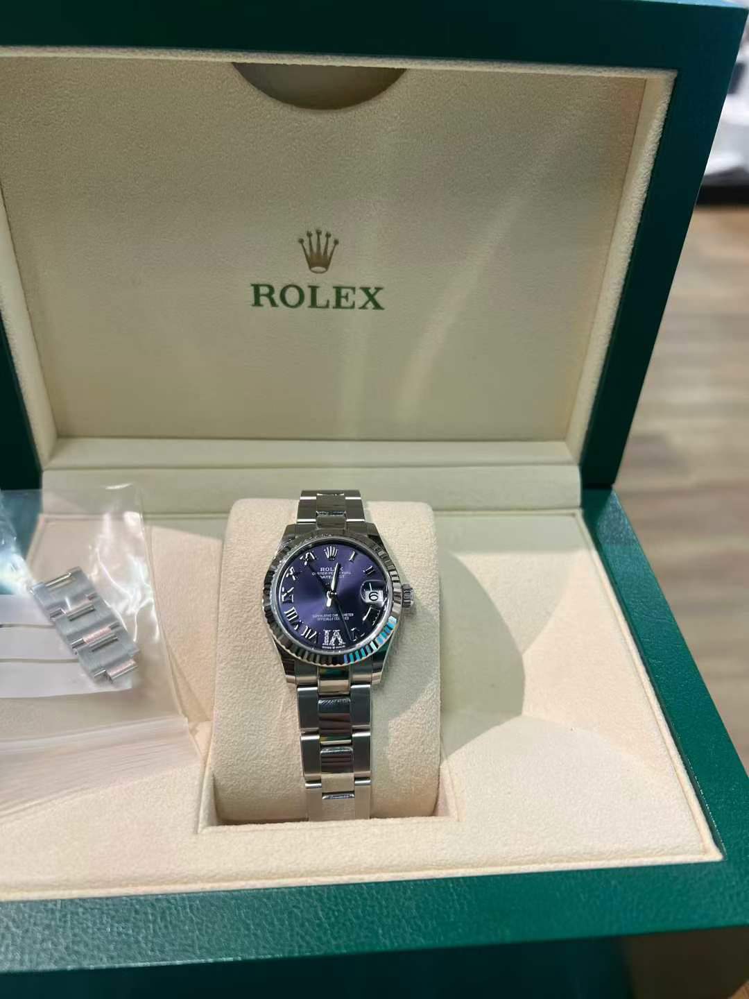 Rolex Datejust 278274 – 31mm Purple Dial – Pre-owned (September 2023, Dubai Card)