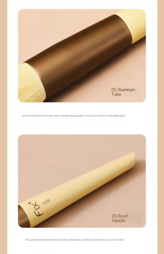 Beauty Butter Cheese S-03 Makeup Brush: Stippling Brush & Blush Brush, Natural, Even & Multi-functional63226189021954114