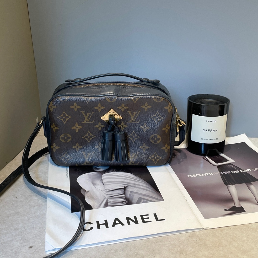Bolso de cámara cruzado con borlas LV/Louis Vuitton