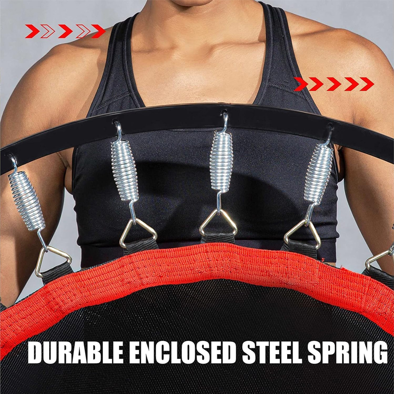 101cm Folding Mini Fitness Indoor Exercise Workout Rebounder Trampoline with Handle Trampoline Home Exercise Trampoline for Low Impact Cardio KF0763680747046659114
