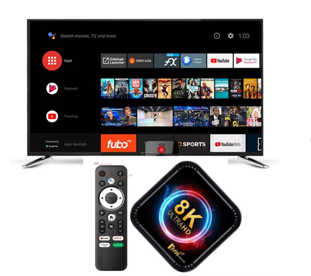 TV98 RK3528 Smart TV Box Android 13 Box Rk3528 Quad Core 4G&5G Dual Wifi BT5.0 4GB 64GB Voice remote 8K HD Player Set Top Box63228185334017113