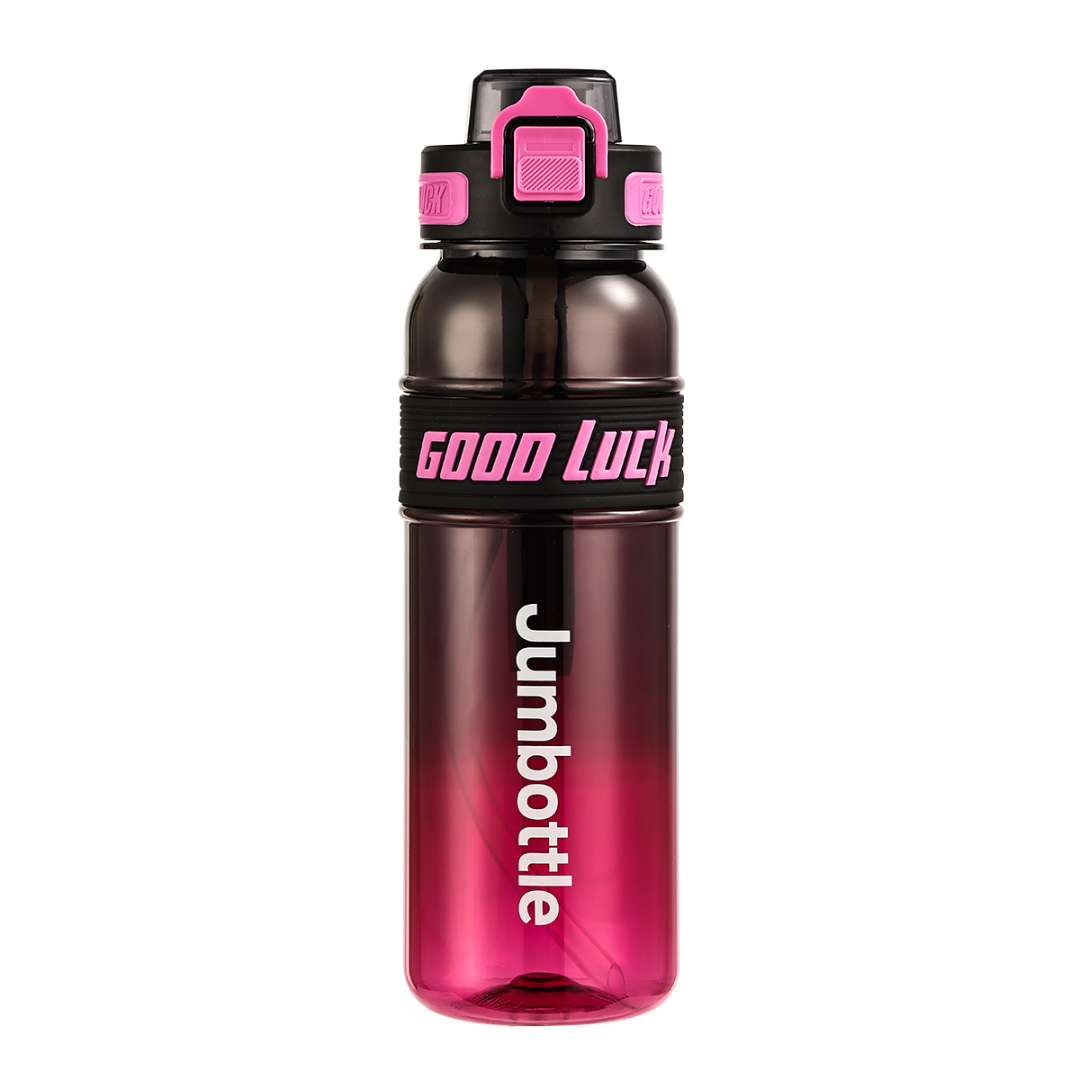 Jumbottle Non-spray gradient color water cup 1000 ML  Red632259526193941113