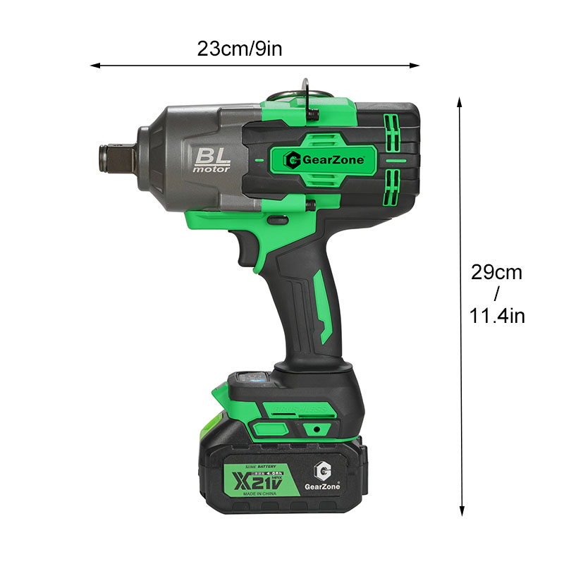 GearZone® 3/4" Cordless High-Power Impact Wrench, 2000 N.m, One Battery63624554647041111