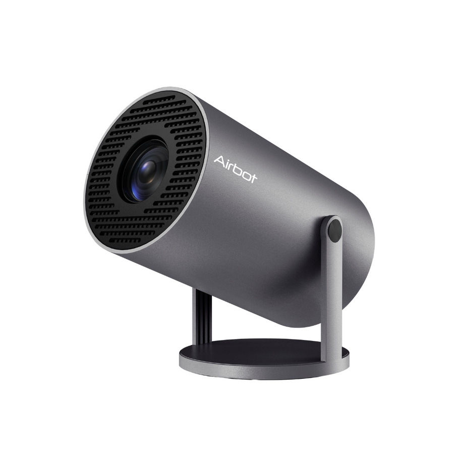 Airbot PJ168 EU - 1080P/4K Game Projector with Wi-Fi 6, 150 ANSI Lumens, Android 11, 360° Projection, Portable & Lightweight Projector62884967256194110