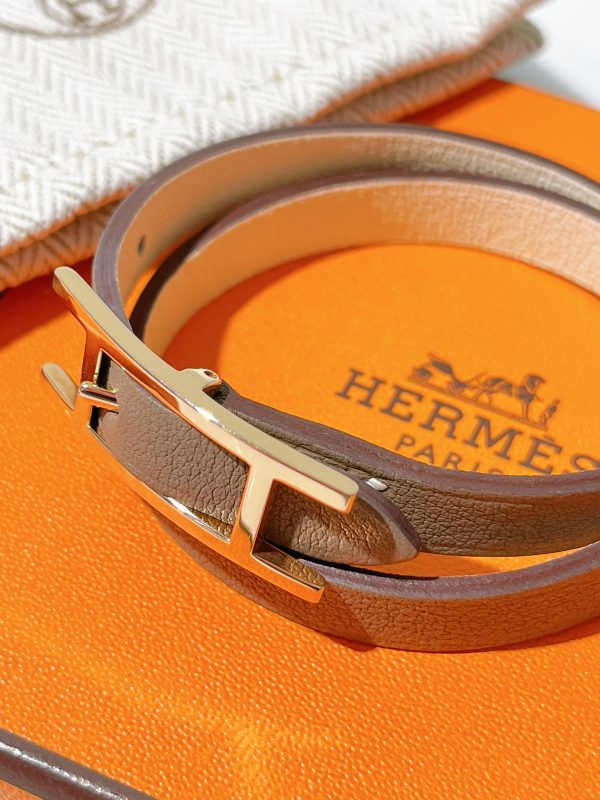 HERMES BEHAPI DOUBLE TOUR BRACELET64321583369601112