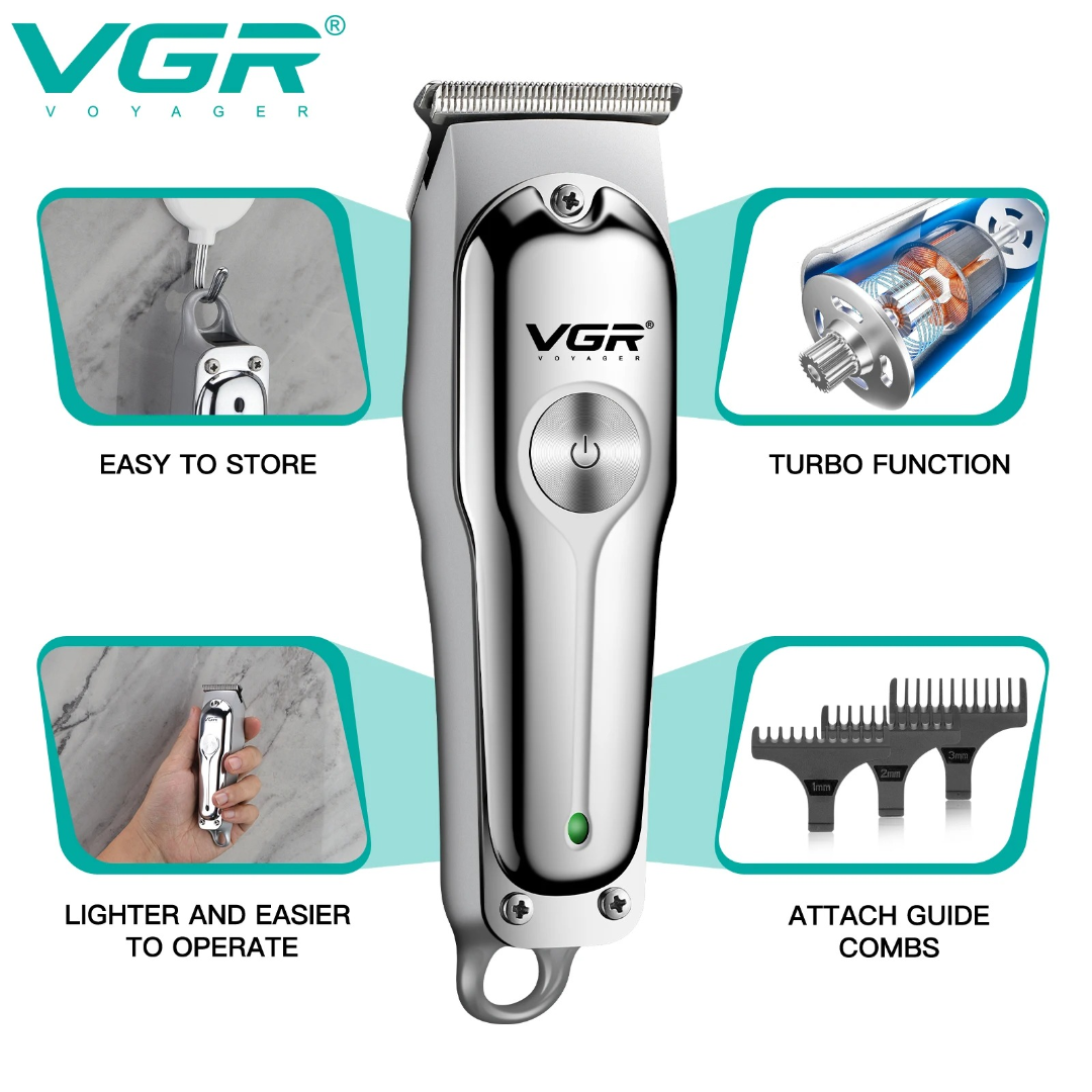 VGR Hair Trimmer Professional Hair Clipper Wireless Hair Cutting Machine Electric Zero Cutting Machine Trimmer for Men V-07163147649930882111