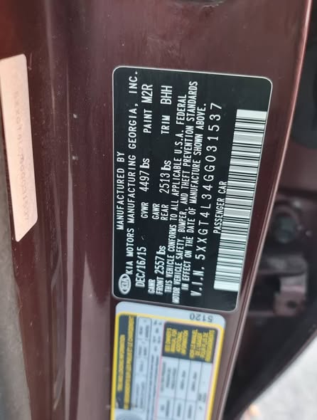 Kia Optima64840574616706112
