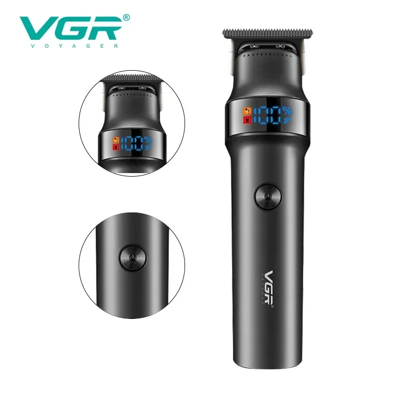 VGR V987 Professional Beard Hair Trimmer for Men Electric Hair Clipper Waterproof Facial Trimer Haircut Machine Rechargeable 63225290654593111