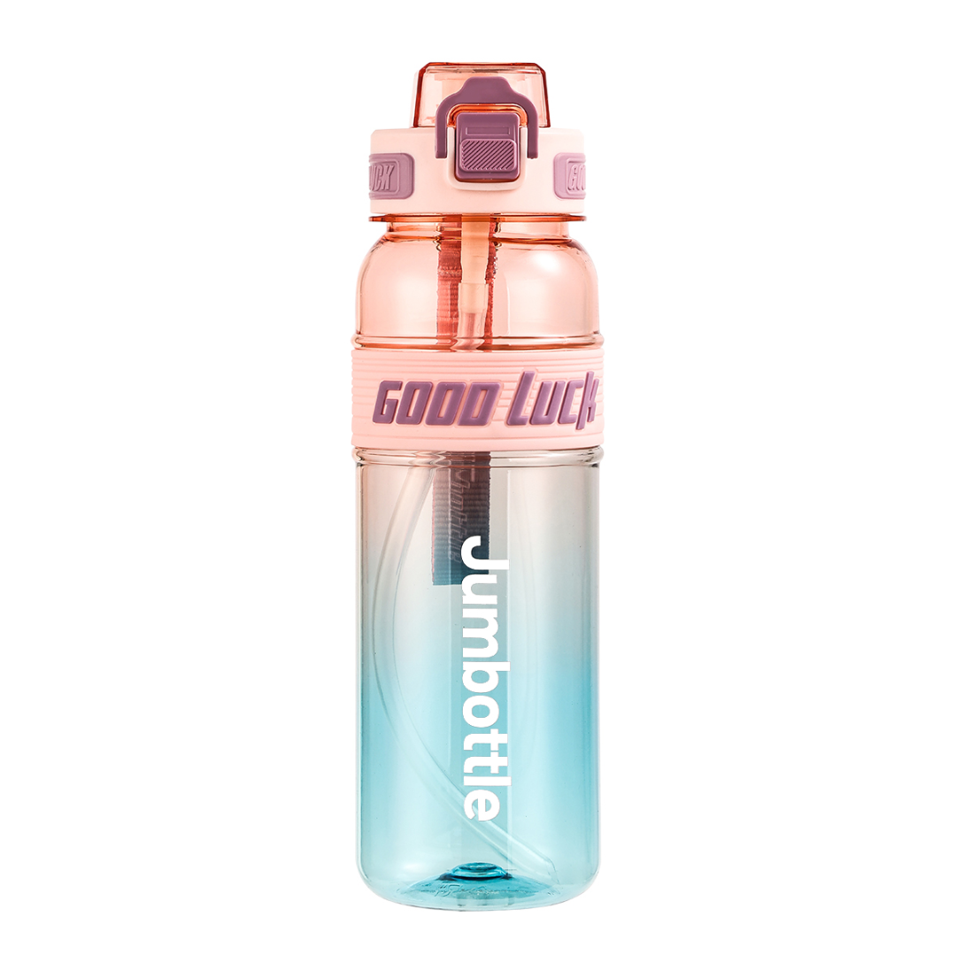 Jumbottle Non-spray gradient color water cup 1000 ML Pink632259455415061111