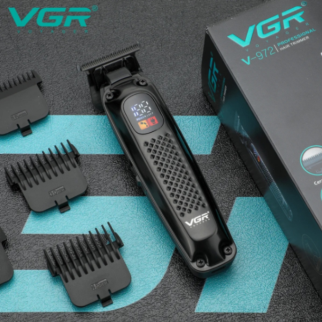ماكينة حلاقة لاسلكية VGR V972 احترافية لماكينة حلاقة الذقن للرجال، ماكينة حلاقة كهربائية بمنفذ USB63225319480450114