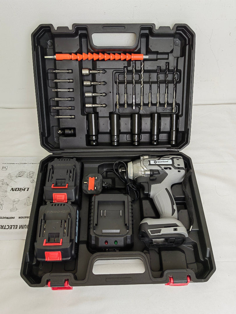 GearZone® Brushless Dual Battery Wrench — Upgraded Edition Included Accessories63602211440001112