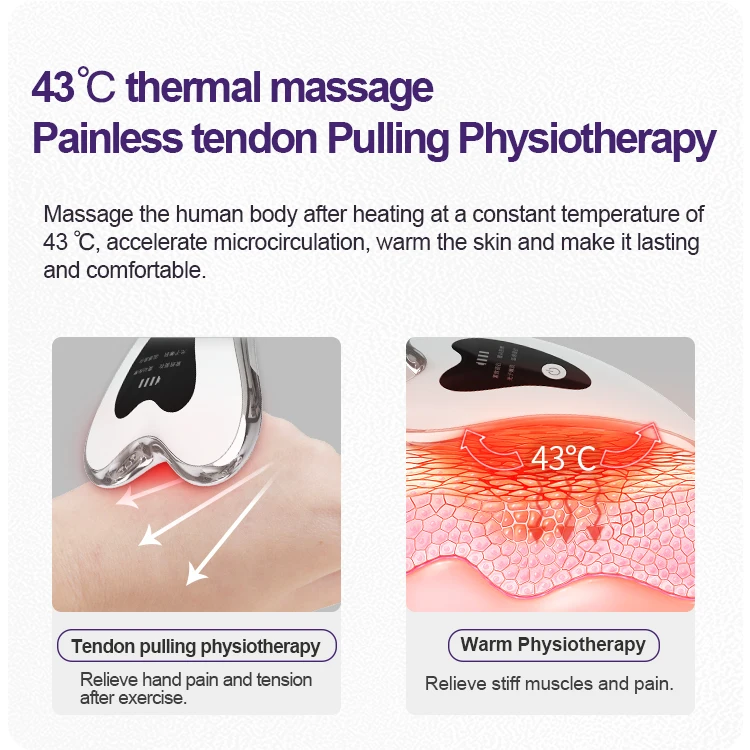 Heart-Shaped Gua Sha Facial & Scalp Massager – High-Frequency Vibration, 45 °C Heat Therapy, Red & Blue LED for Wrinkles, Pores, Acne & Puffiness – IPX6 Waterproof – White/Silver/Black63081172214403114