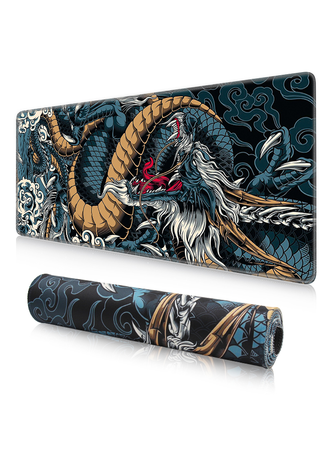 900*400*3mm Large Mouse Pad Extended Mouse Pad Non-Slip Rubber Base Gaming Mouse pad Office Desk Mat Desk Pad Smooth Cloth Surface Keyboard Mouse Pads Dragon LZ-07763526030161538110