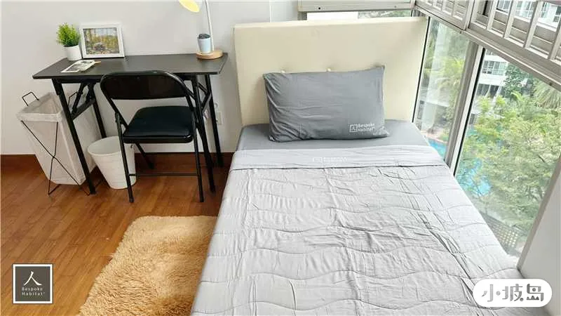 Near SIM, ordinary room, near SIM apartment, one newly vacated unit available. Ordinary room, master room, postal code 589486. Two bus stops, ten minutes to SIM.63383630799234112