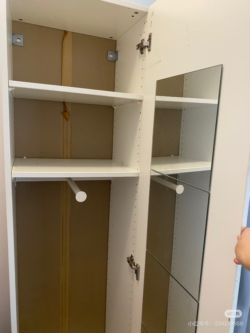 IKEA wooden wardrobe with mirror63524585450498114