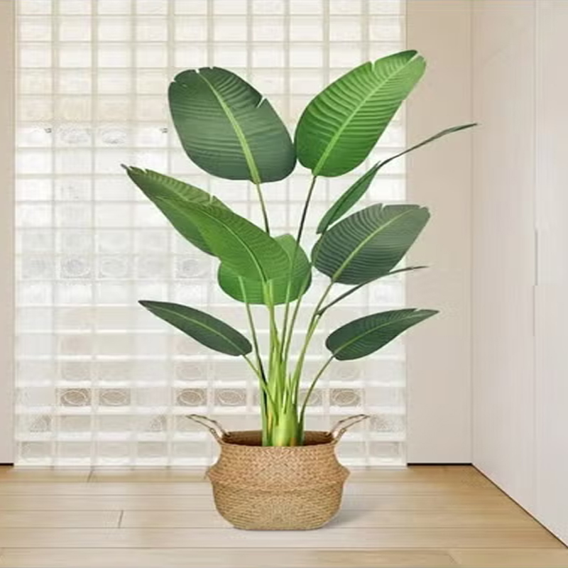 نبات طائر الجنة الاصطناعي بطول 160 سم، شجرة موز اصطناعية XL012363680998873987111