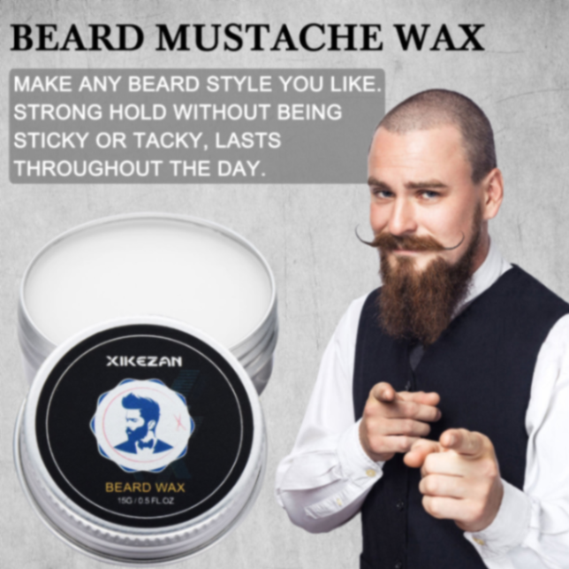 XIKEZAN Beard Balm Set Nourishing Beard Men Care Growth Beard Oil Organic Wash and Conditioner Kit63267982274562113