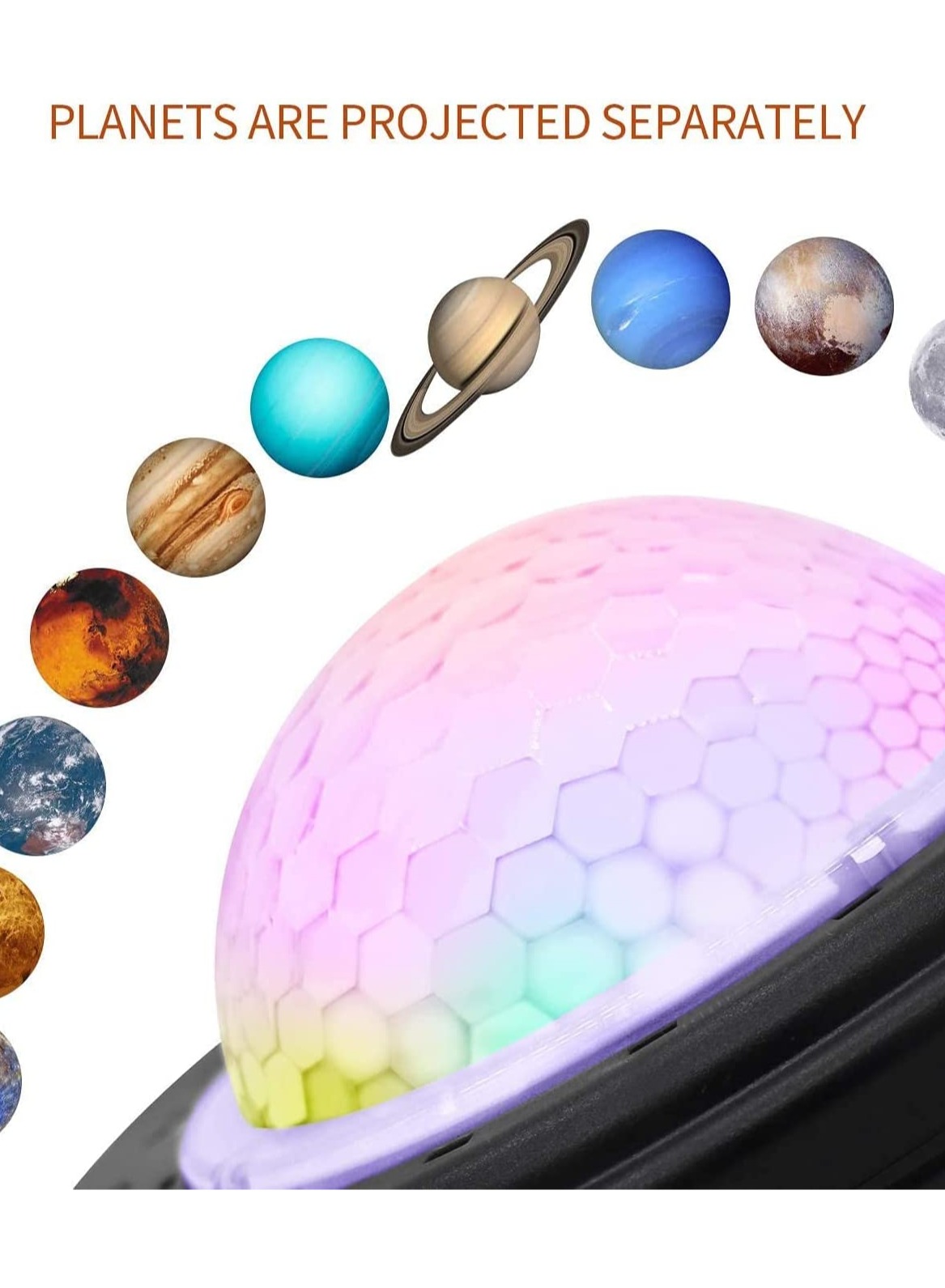 Star Projector Night Light Galaxy Remote Control Bluetooth Music Speaker Rechargeable USB SUM-0078163680820101889114