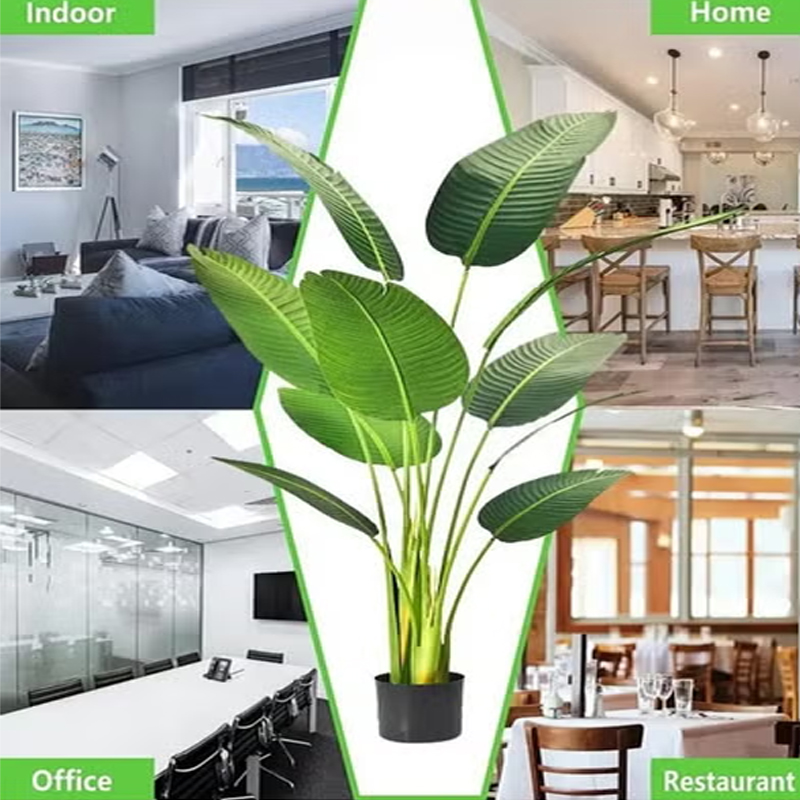 160CM Artificial bird of paradise plant artificial banana tree XL012363680998873987110