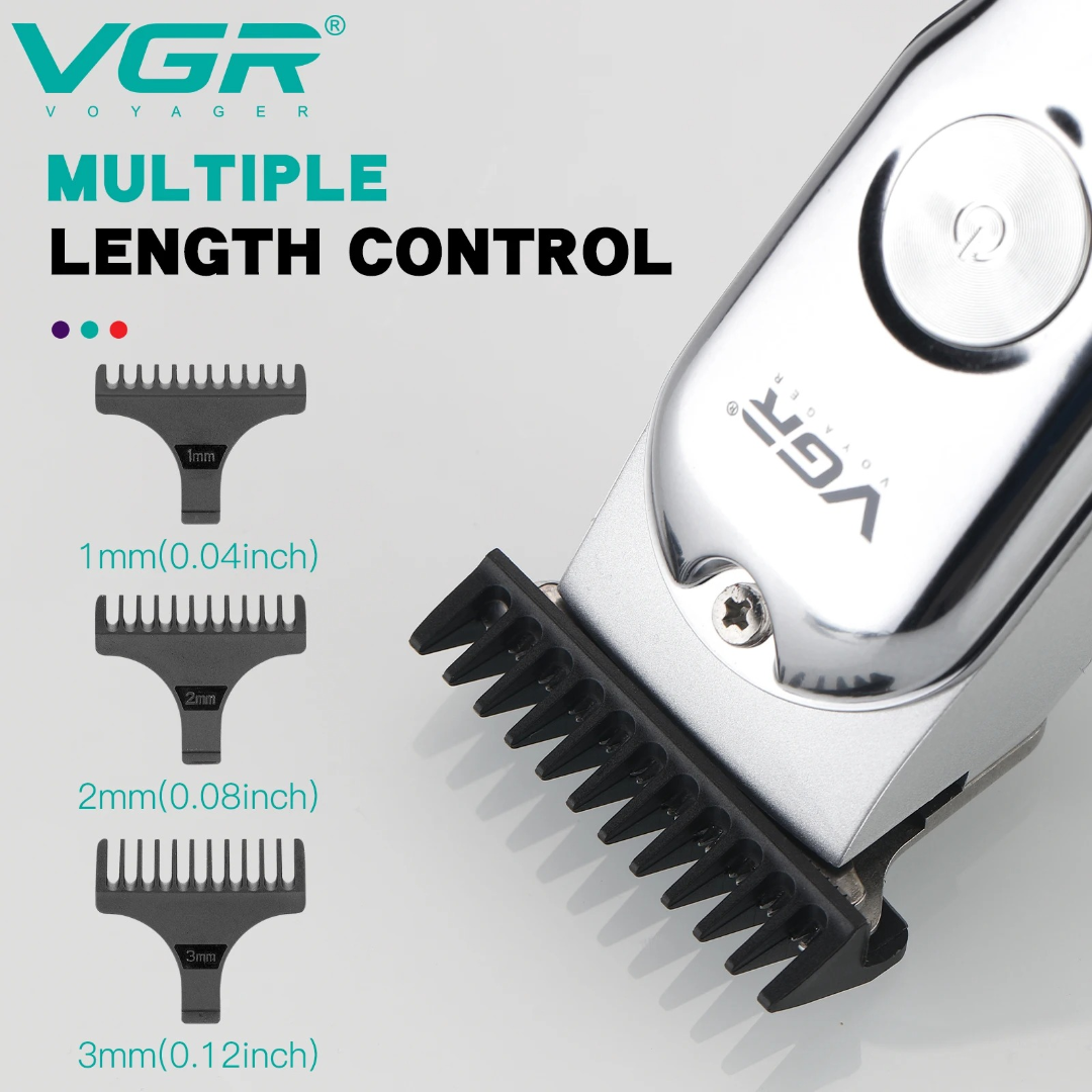 VGR Hair Trimmer Professional Hair Clipper Wireless Hair Cutting Machine Electric Zero Cutting Machine Trimmer for Men V-07163147649930882114